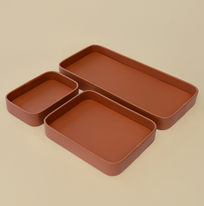 Shibui Tray Set - Burnt Amber