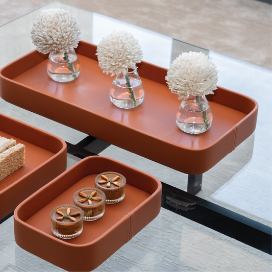 Shibui Tray Set - Burnt Amber